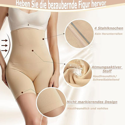 Shaper House Women Waist Shapewear with Anti Rolling Strip Tummy Control Tucker Shapewear Pack Of 2
