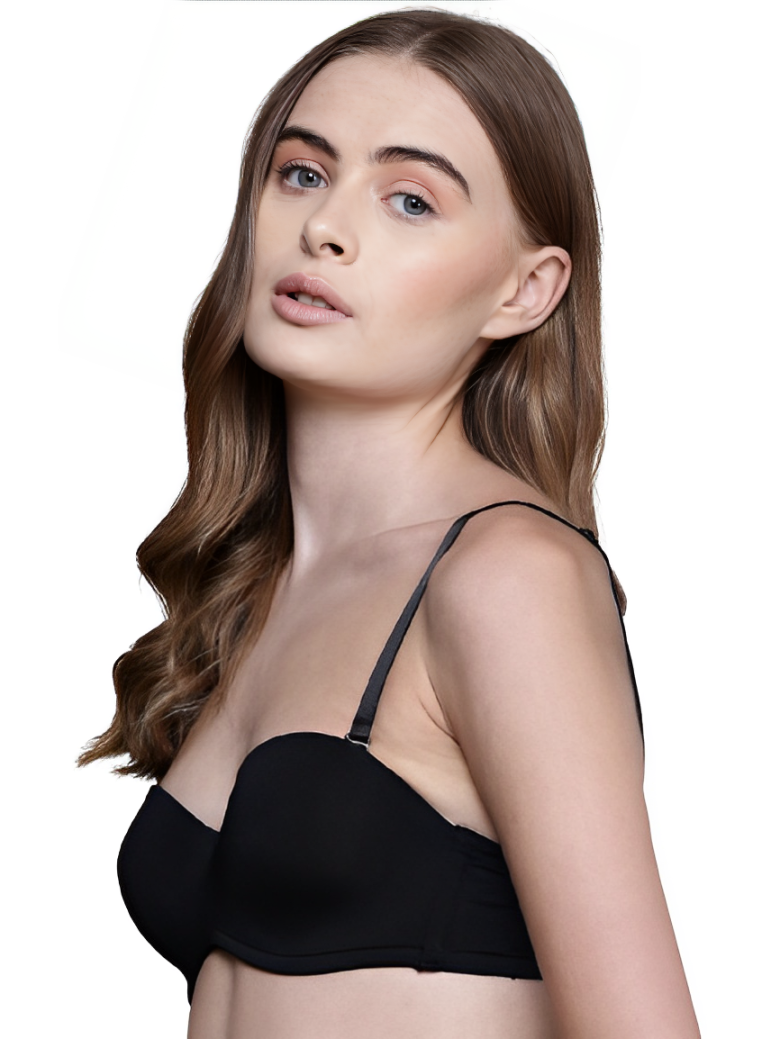 Pack Of 2 Cotton Strapless Multiway Padded Wired High Coverage Bra