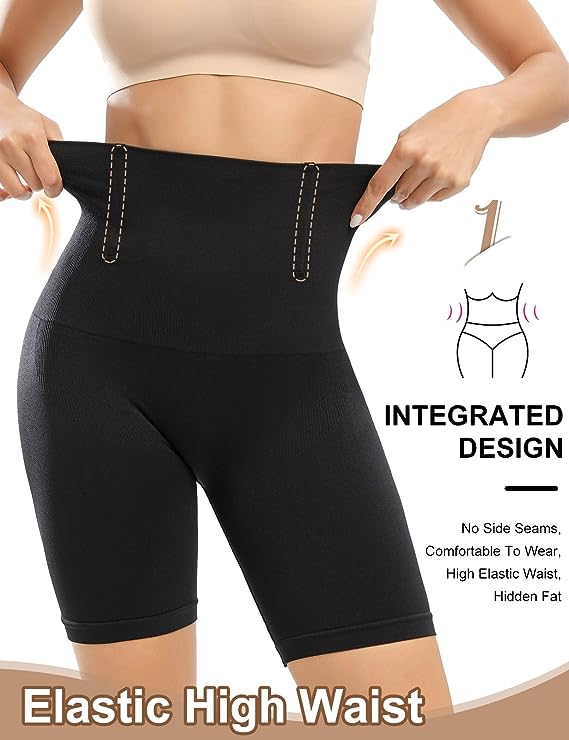 Shaper House Women Waist Shapewear with Anti Rolling Strip Tummy Control Tucker Shapewear Pack Of 2