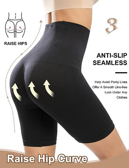 Shaper House Women Waist Shapewear with Anti Rolling Strip Tummy Control Tucker Shapewear Pack Of 2