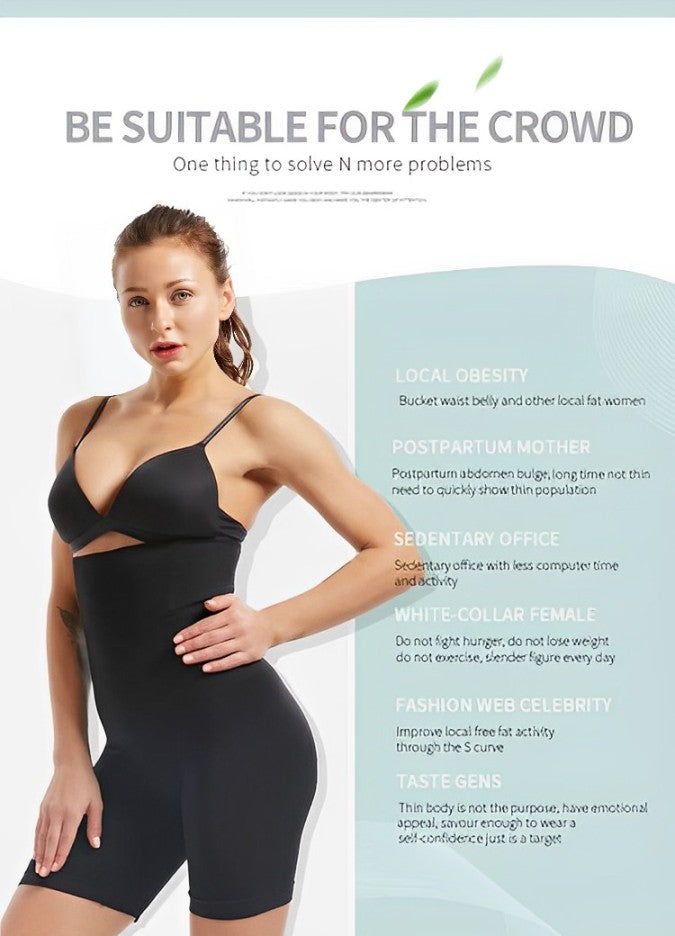 Shaper House Women Waist Shapewear with Anti Rolling Strip Tummy Control Tucker Waist Slimming Panties Shapewear Underwear Waist Shapewear
