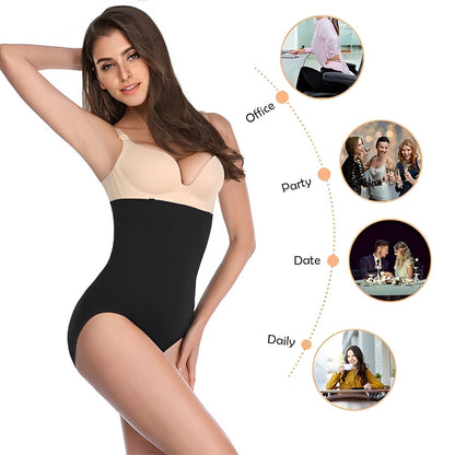 Shaper House Women Waist Shapewear with Anti Rolling Strip Tummy Control Tucker