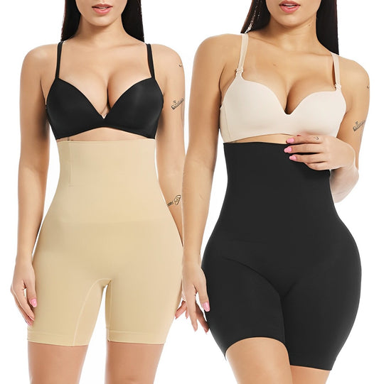 Shaper House Women Waist Shapewear with Anti Rolling Strip Tummy Control Tucker Shapewear Pack Of 2