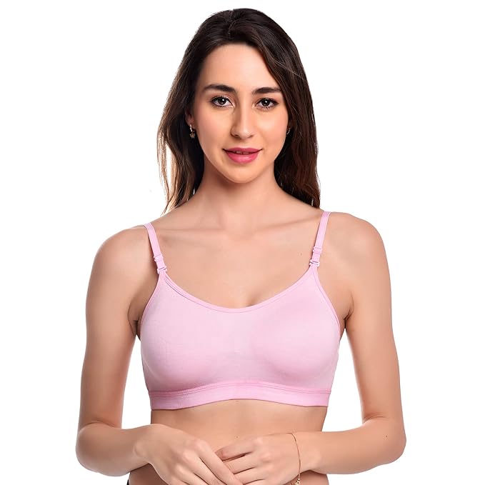 Shaper House Women Lightly Lycra Padded Wire Free Bra