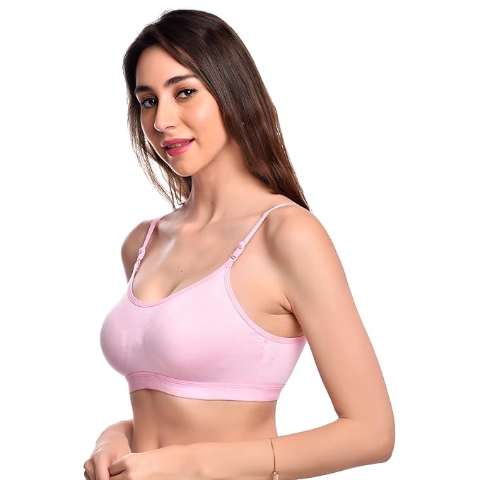 Shaper House Women Lightly Lycra Padded Wire Free Bra