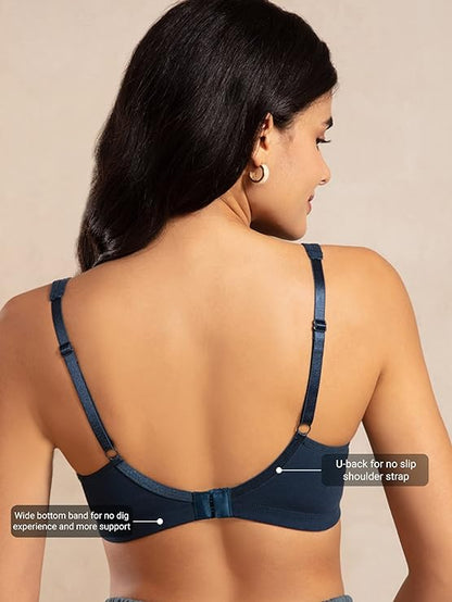 Shaper House Women's Cotton Full-Coverage Bra
