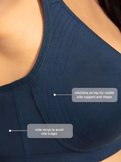 Shaper House Women's Cotton Full-Coverage Bra