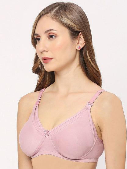 Pack Of 3 Full Coverage Maternity Bra Non Padded All Day Comfort