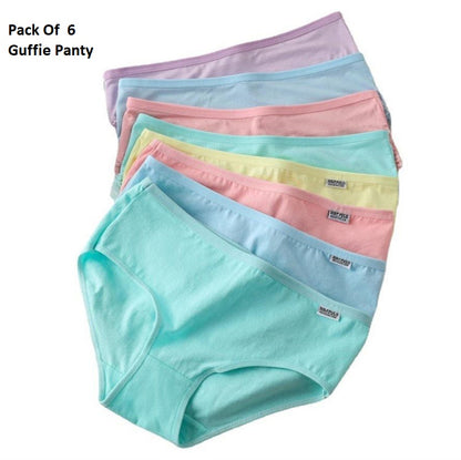 Shaper House Women Cotton Blend Fit Trendy Hipster Panties Comfy Women Briefs Pack Of 5