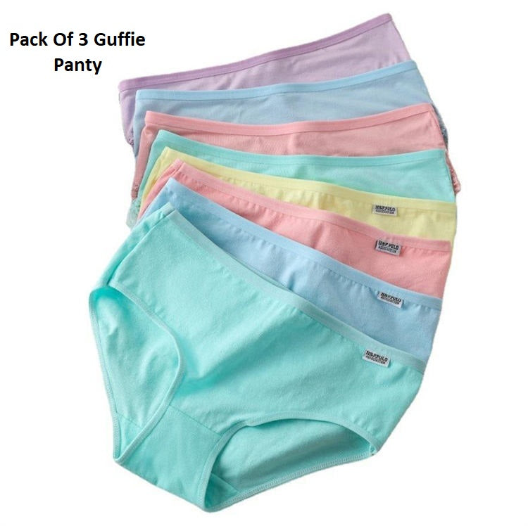 Shaper House Women Cotton Blend Fit Trendy Hipster Panties Comfy Women Briefs Pack Of 5
