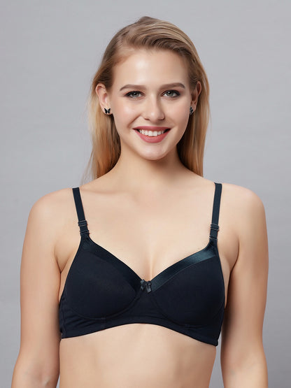 Shaper House Susie Beauty Satin Neck Cotton Padded Everyday Bra