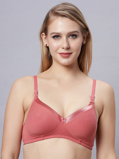 Shaper House Susie Beauty Satin Neck Cotton Padded Everyday Bra