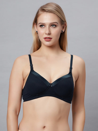 Shaper House Susie Beauty Satin Neck Cotton Padded Everyday Bra