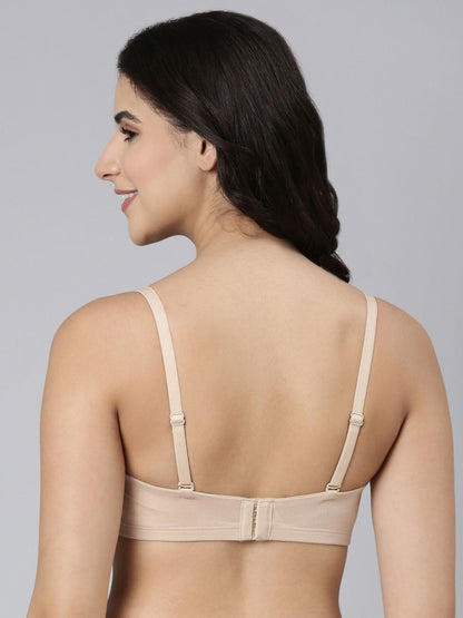 Pack Of 2 Cotton Strapless Multiway Padded Wired High Coverage Bra
